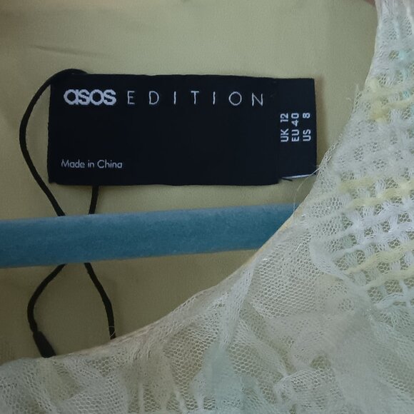 Fun & Flirty Lime Green Party Dress with Gingham and Fringe Accents - Picture 4 of 4